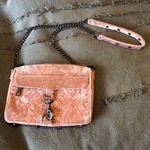 Rebecca Minkoff Crushed Velvet Mini MAC Crossbody